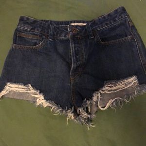 Free People Jean Shorts, Size 27
